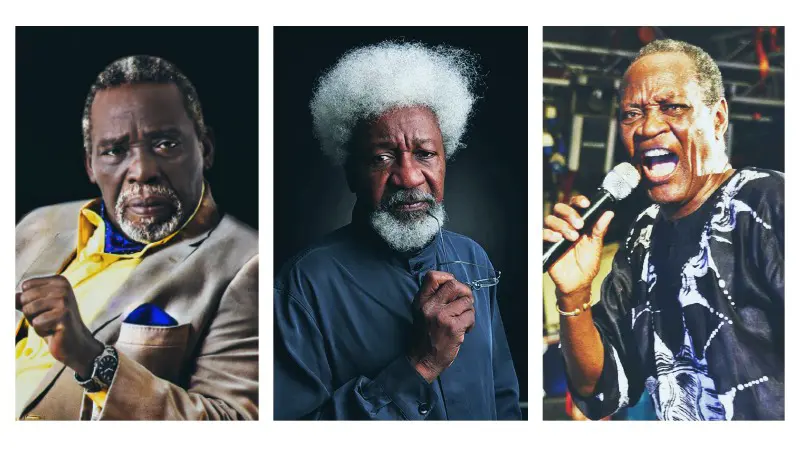 Legends of July: Wole Soyinka, Olu Jacobs and Jimi Solanke - Nollywood ...